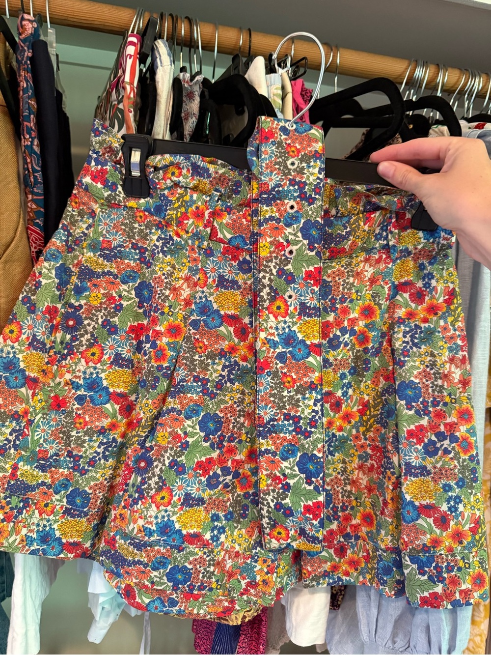 Liberty for J Crew pleated short in Liberty Margaret Annie fabric size 0 - Picture 2 of 4